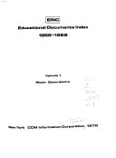 ERIC Educational Documents Index