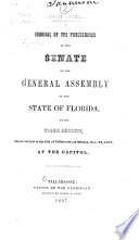 A Journal of the Proceedings of the House of Representatives of the     General Assembly of the State of Florida  at Its     Session