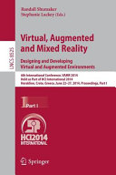 Virtual  Augmented and Mixed Reality  Designing and Developing Augmented and Virtual Environments