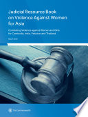 Judicial Resource Book on Violence Against Women for Asia Book
