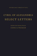 Cyril of Alexandria  Select Letters
