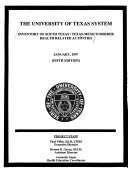 The University of Texas System Inventory of South Texas Texas Mexico Border Health Related Activities