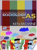 Introducing Sociology for AS Level Book