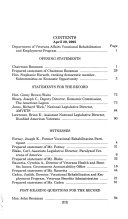 The Department of Veterans Affairs Vocational Rehabilitation and Employment Program