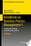 Handbook on Business Process Management 1 Book