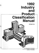 1992 Industry and Product Classification Manual