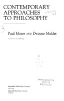 Contemporary Approaches to Philosophy Book