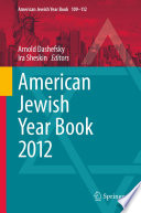 American Jewish Year Book 2012 Book PDF