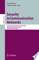Security in Communication Networks Book