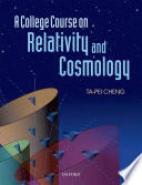 A College Course on Relativity and Cosmology Book