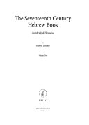 The Seventeenth Century Hebrew Book
