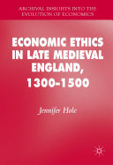 Economic Ethics in Late Medieval England  1300   1500