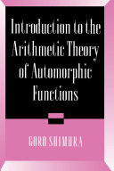 Introduction to the Arithmetic Theory of Automorphic Functions