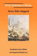 King Solomons Mines by H. Rider Haggard PDF