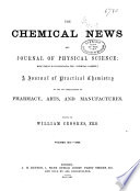 Chemical News and Journal of Industrial Science