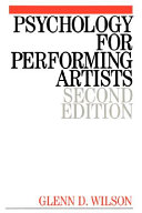 Psychology for Performing Artists Book