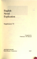 English Novel Explication