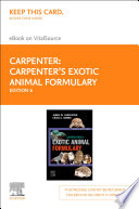 Exotic Animal Formulary   E Book