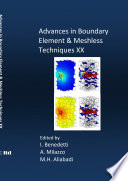 Advances in Boundary Element   Meshless Techniques XX Book