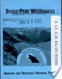 BYERS Peak Wilderness, September 2001