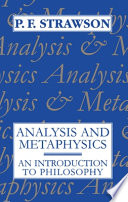 Analysis and Metaphysics Book