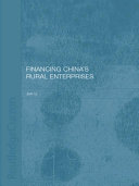 Financing China's Rural Enterprises