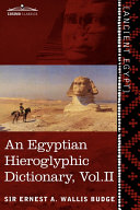 Read Pdf An Egyptian Hieroglyphic Dictionary