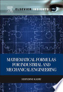 Book Mathematical Formulas for Industrial and Mechanical Engineering Cover