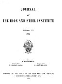 The Journal of the Iron and Steel Institute