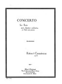 Concerto for flute and chamber orchestra, or flute and piano