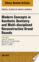 Modern Concepts in Aesthetic Dentistry and Multi disciplined Reconstructive Grand Rounds  An Issue of Dental Clinics of North America