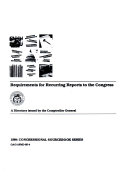 Recurring Reports to the Congress