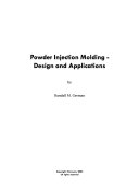 Powder Injection Molding Book