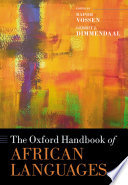 The Oxford Handbook of African Languages Book