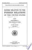 Foreign Relations of the United States Book