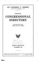 Official Congressional Directory by United States. Congress PDF