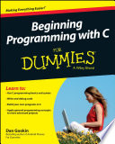 Beginning Programming with C For Dummies Book