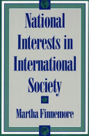 National Interests in International Society