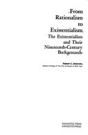 Cover of From Rationalism to Existentialism
