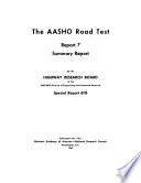 Special Report   Highway Research Board