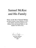Samuel McKee and His Family