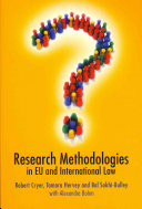 Image of book cover for Research methodologies in EU and international law ...