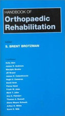 Handbook of Orthopaedic Rehabilitation Book