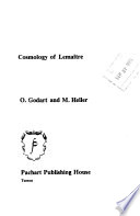Cosmology of Lemaître