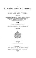 The Parliamentary Gazetteer of England and Wales