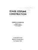 Stage Costume Construction