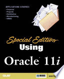 Using Oracle 11i