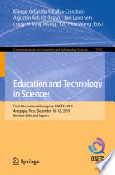 Education and Technology in Sciences
