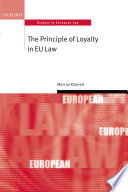The Principle of Loyalty in EU Law Book