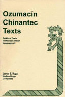 Ozumac  n Chinantec Texts